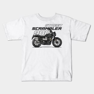 Street Scrambler 900 - Black Kids T-Shirt